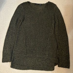 Green netted sweater, size S